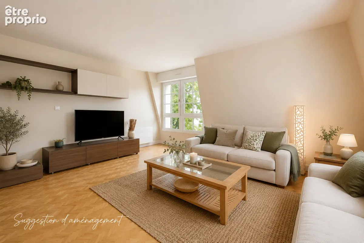 Chatillon - coeur de ville - dernier étage - 3 chambres - balcon - box - photo 17