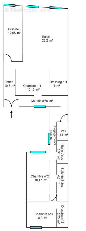 Appartement à LYON-1E