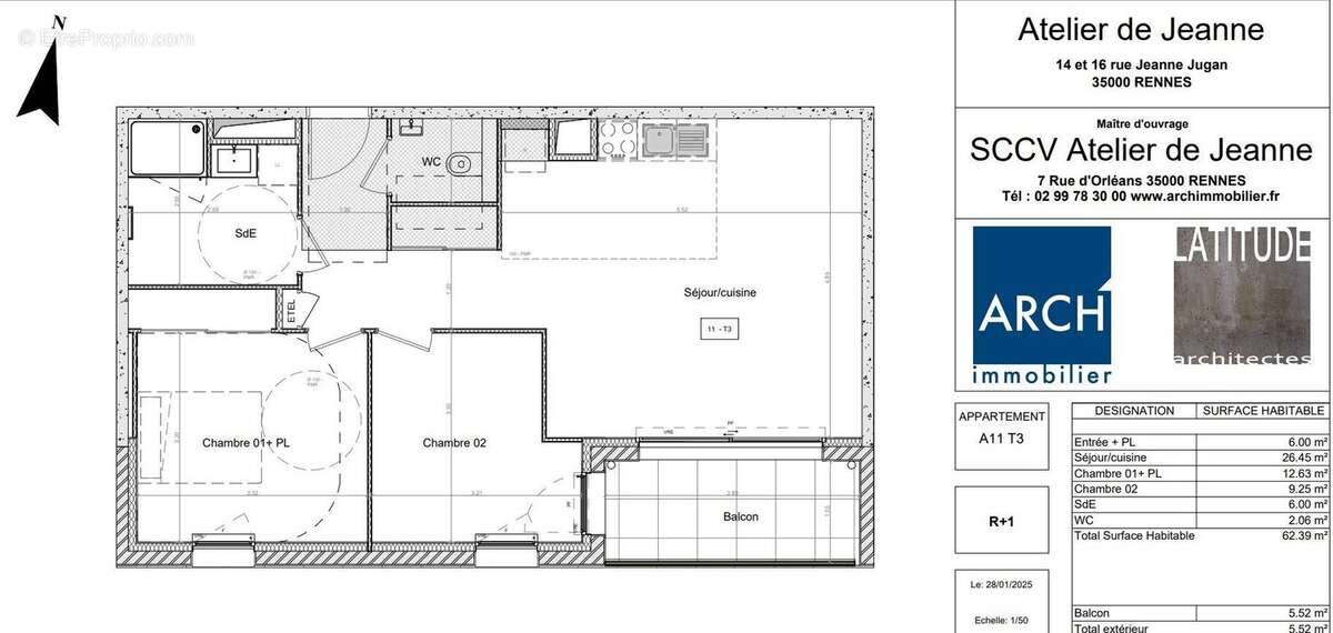 Appartement à RENNES