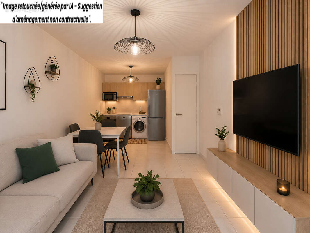 Appartement T2 de 37 M2 avec une terrasse de 6 M2 + 1 PK - photo 6