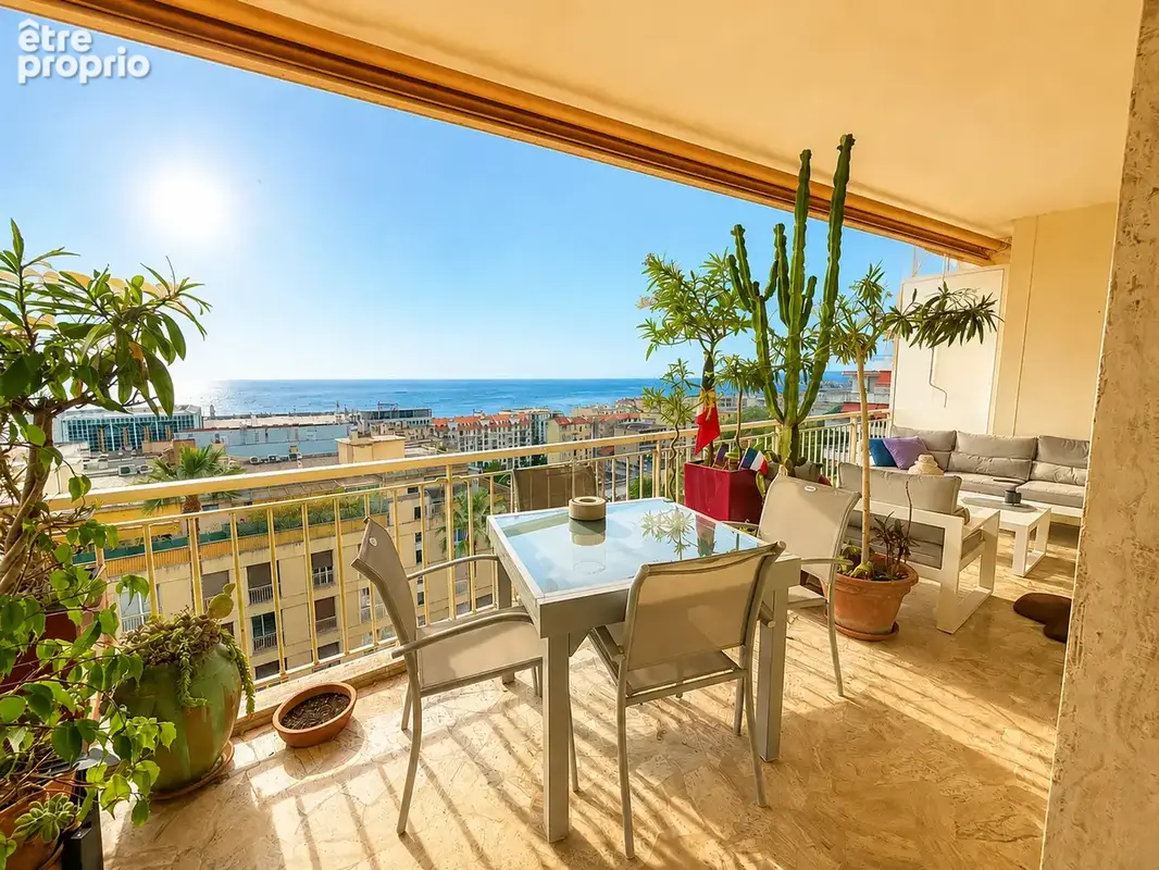 Magnifique 2/3 pièces de 78 m2   Vue mer panoramique   Terrasse   Bas Fabron - photo 4