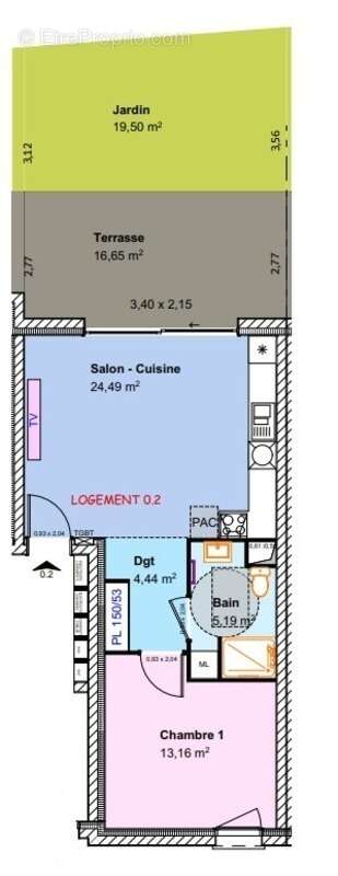 Appartement à CUVRY