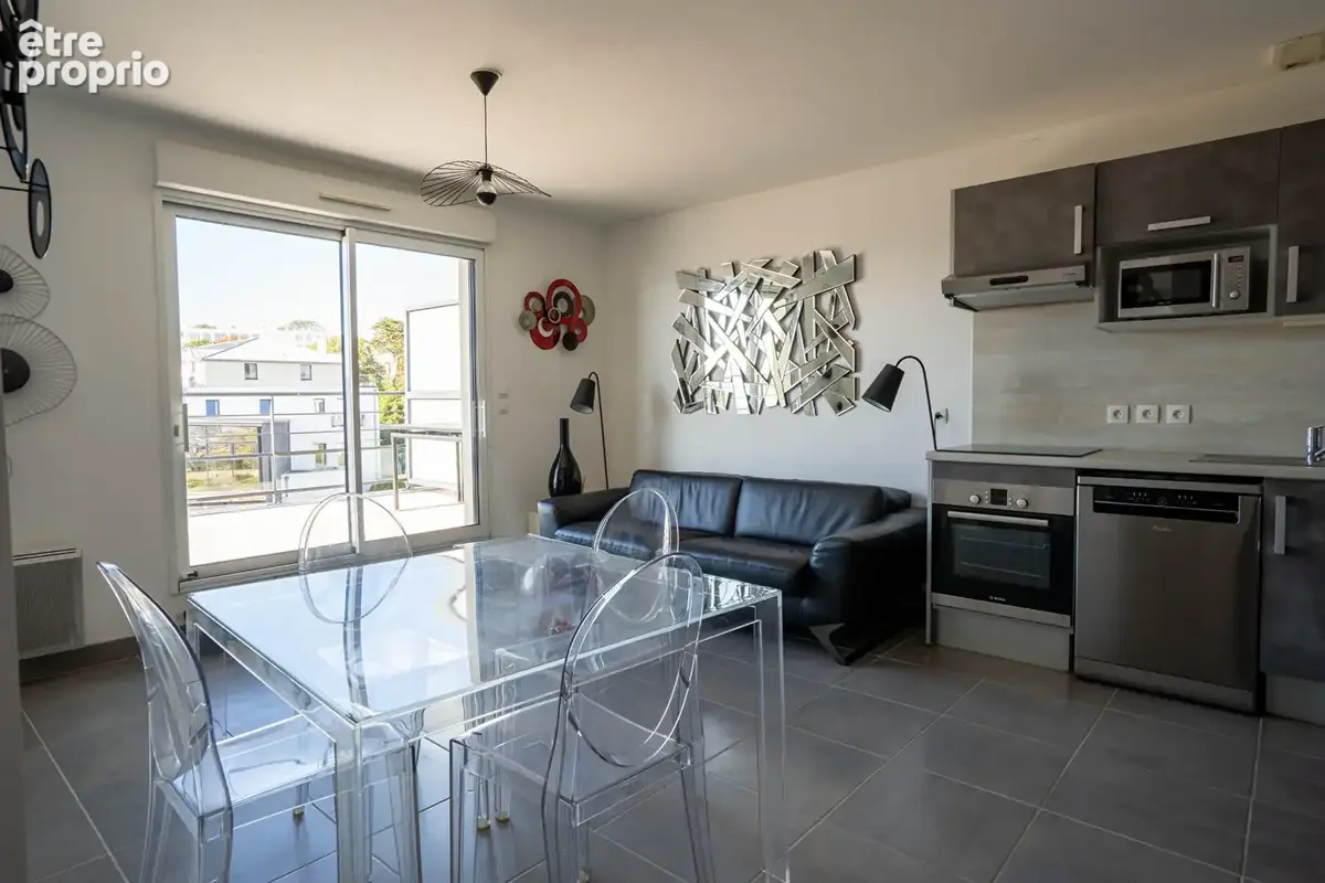 À vendre à Concarneau T3, superbe vue mer Dernier étage, Grande terrasse, Piscine. 2 places de parking - photo 3