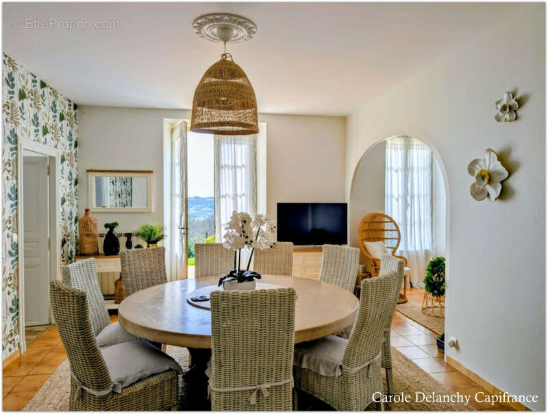 Propriété de caractère de 170 m² + maisonnette 30 m², classée 3 épis Gite de France sur 2 500 m² Vue Pyrénées - photo 2