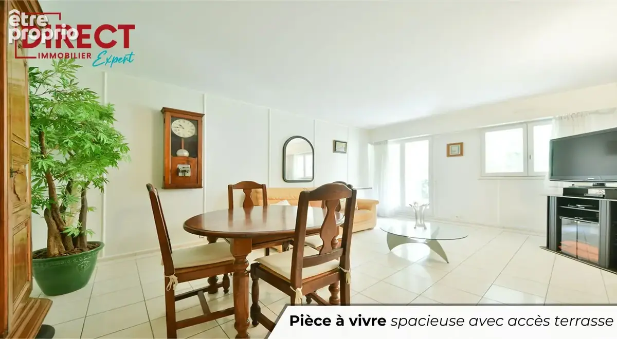 Centre ville - appartement 3p + terrasse + parking + cave - photo 4