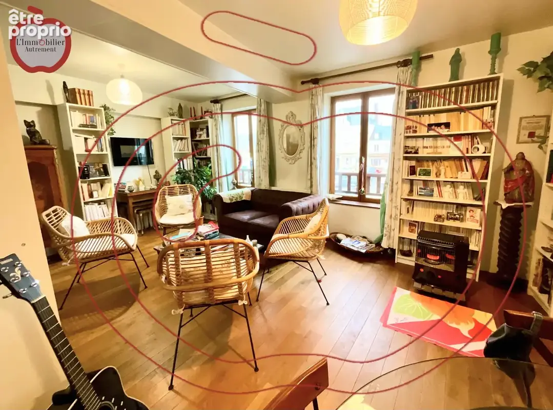 Charmant duplex - cour privative -  coeur historique -verneuil sur avre - photo 4
