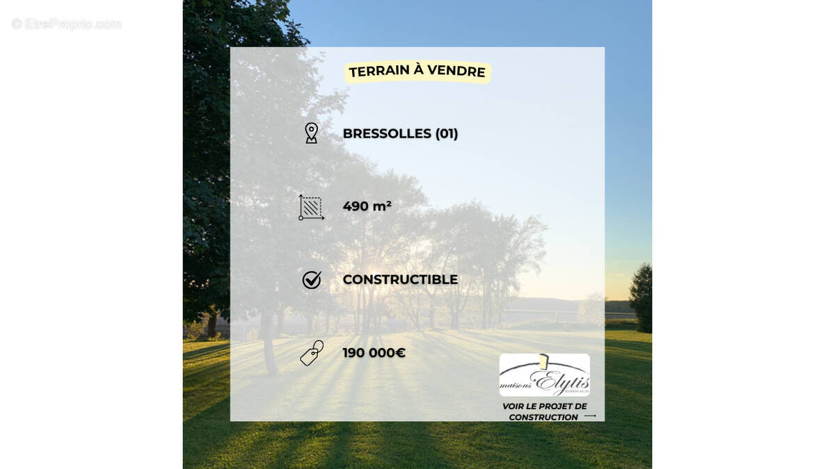 Terrain à BRESSOLLES
