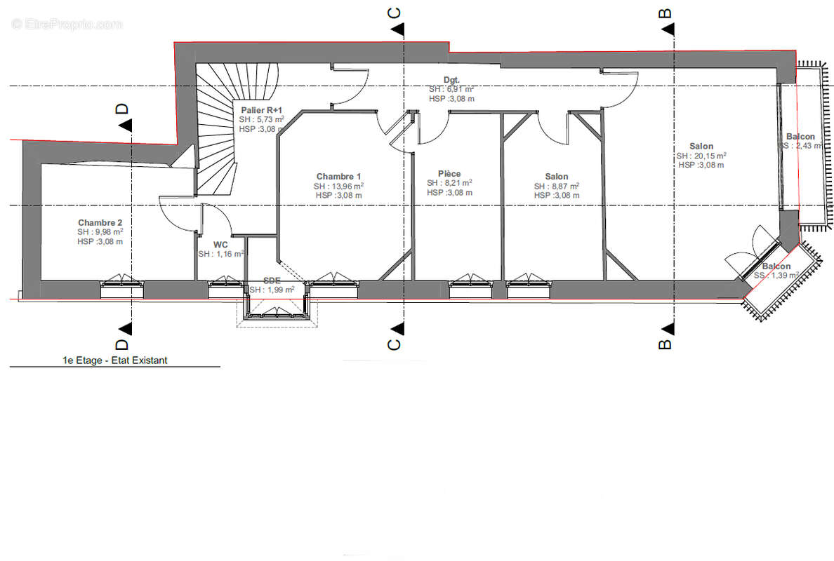 Appartement à LE POULIGUEN