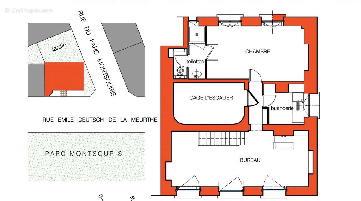 Appartement à PARIS-14E