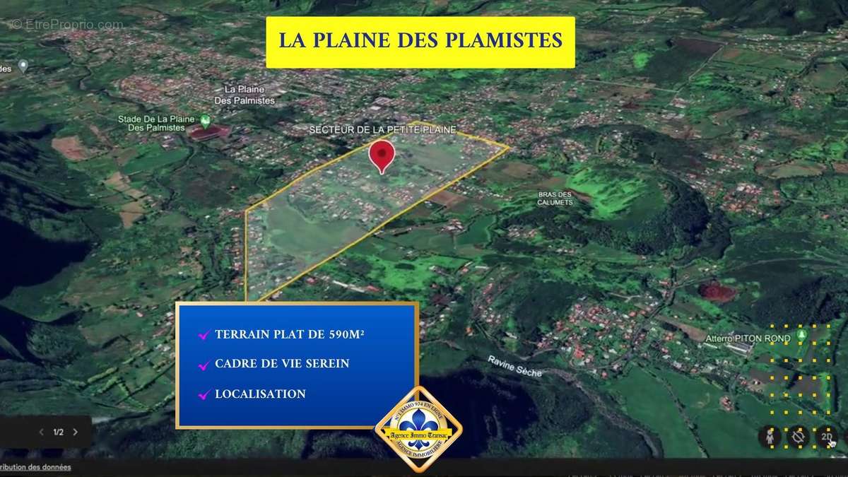 Terrain à LA PLAINE-DES-PALMISTES