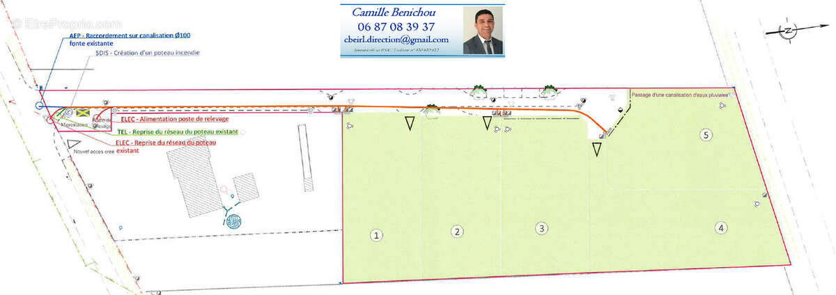 4 Terrains à Léguevin de 1029 à 1274m2 - photo 3