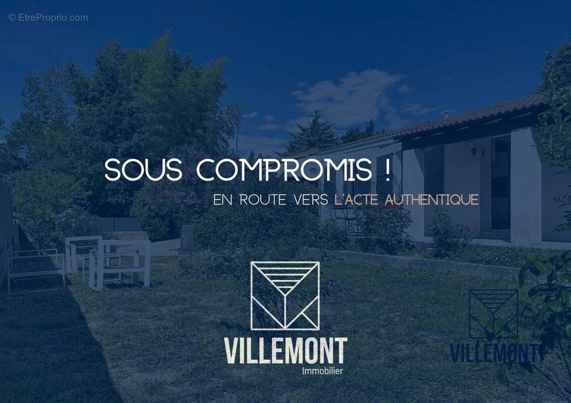 Maison sous compromis - Maison à LUNEL-VIEL