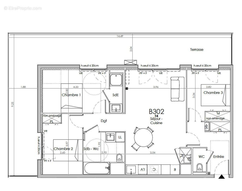 Appartement à CASTELGINEST