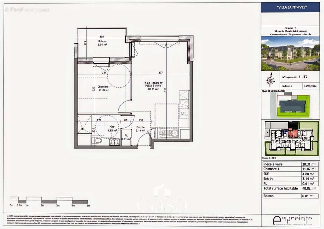 Perspective - Appartement à DEAUVILLE