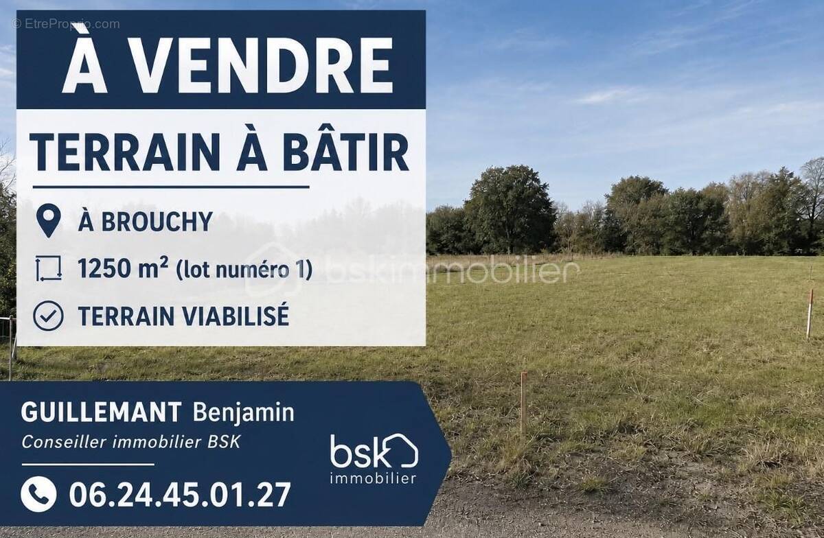 Terrain à BROUCHY
