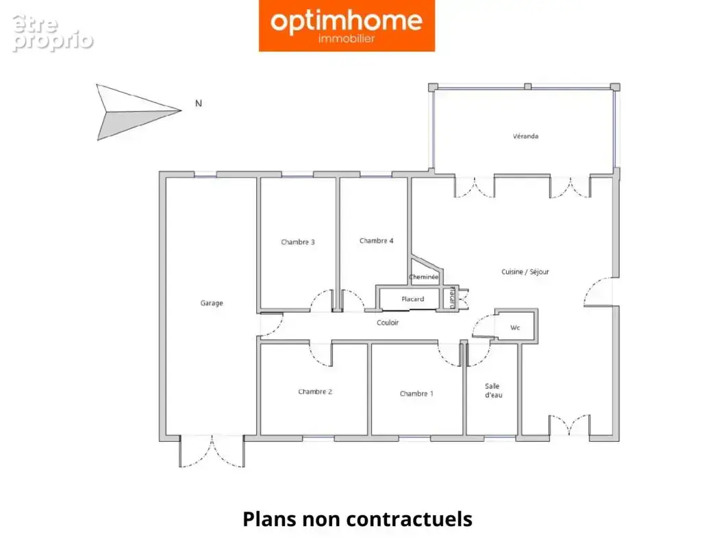 À vendre – Maison familiale de plain-pied 108.5 m² (4 chambres - Véranda) + Garage – Piscine – Terrain 555 m² – Saint-André-de-C - photo 20