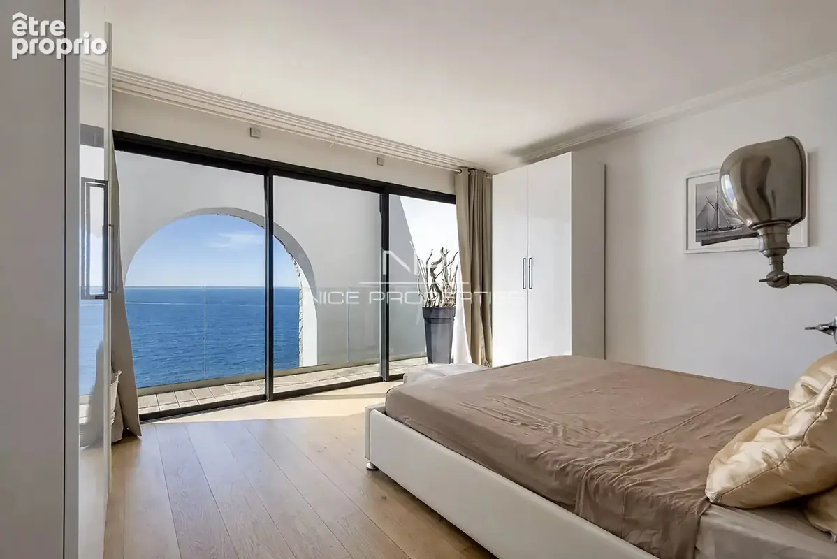 Nice – Cap de Nice – Palais Maeterlinck – duplex – vue mer – vue panoramique – terrasse – jardin privatif – accès mer – résidenc - photo 10