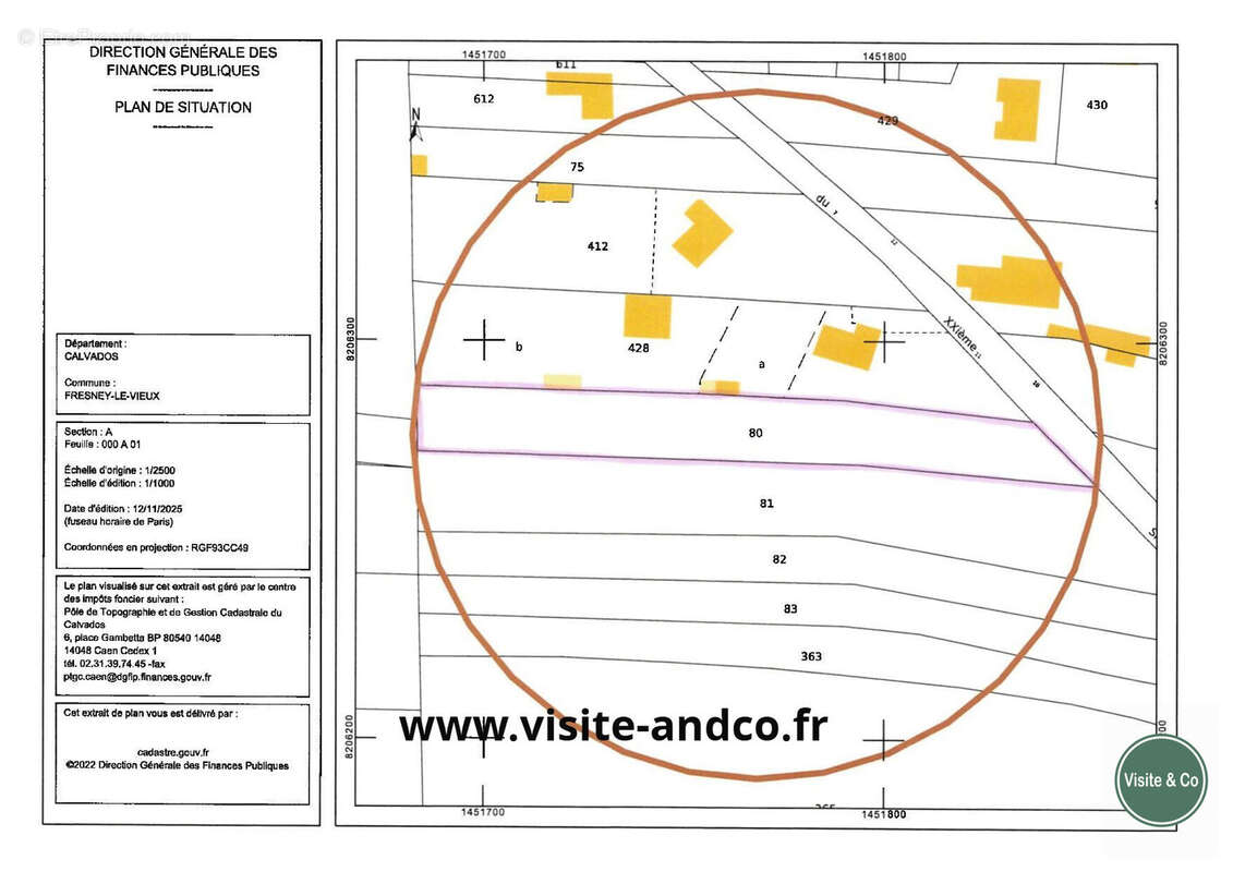 Terrain à FRESNEY-LE-VIEUX