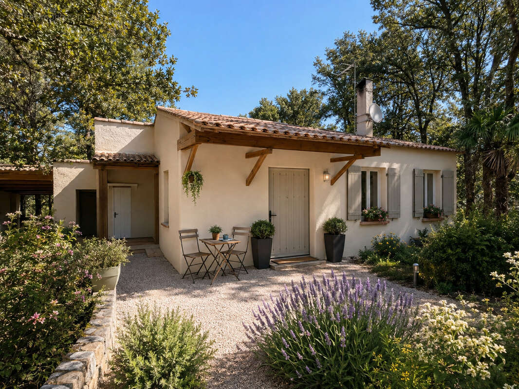 15mn de vaison - villa  plain-pied 100m2 a renover - photo 12