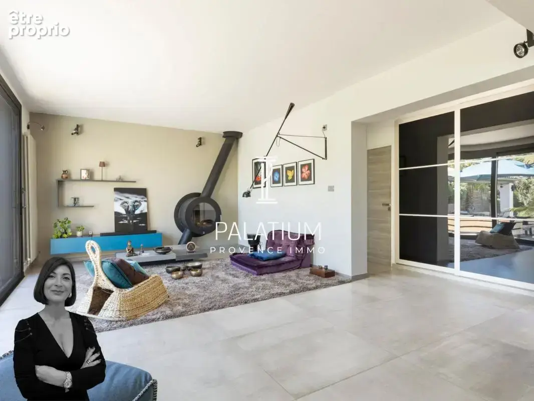 Villa contemporaine, piscine, jardin paysage - photo 12