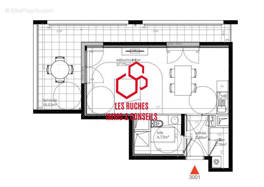 Appartement à COURCOURONNES