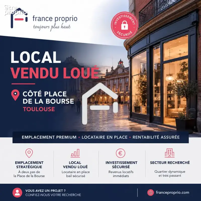 Commerce 35 m² à vendre à Toulouse (31000) - photo 1