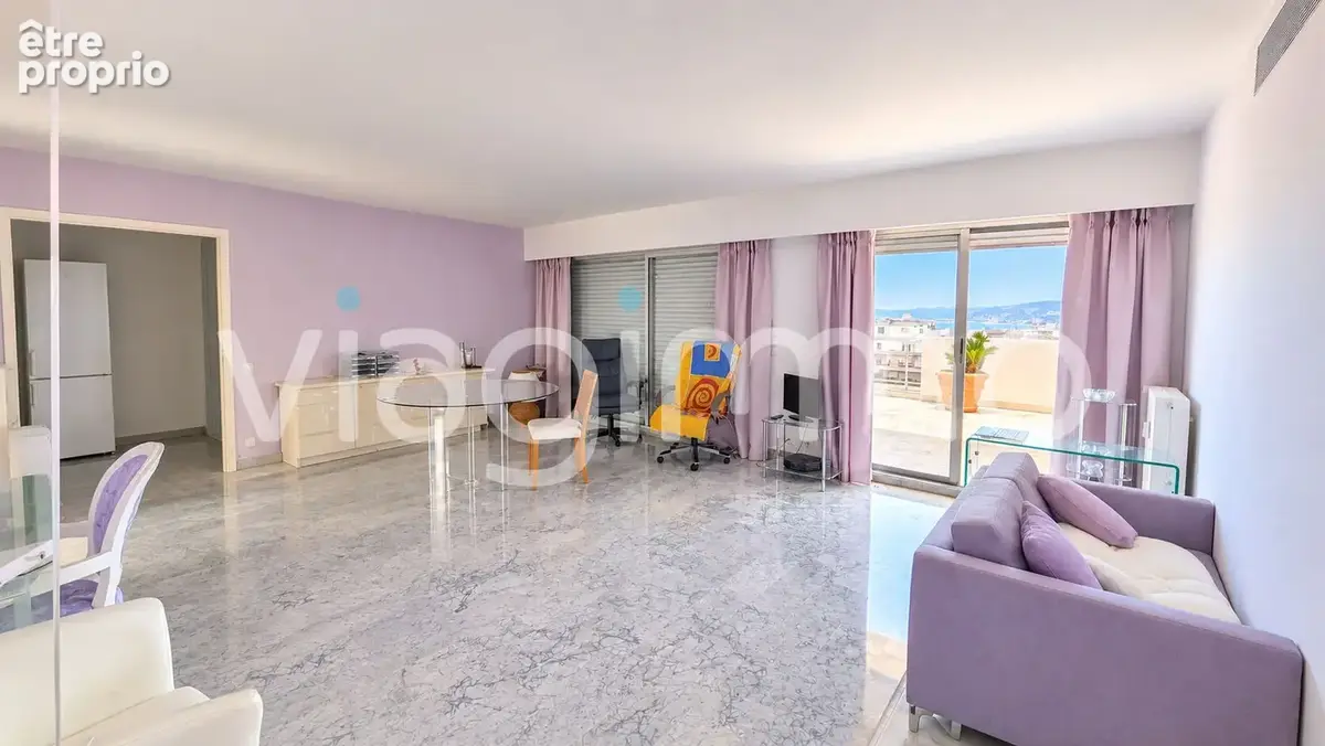 Appartement Cannes de 4 pièces, dernier étage avec terrasses et vue mer libre dans 4 ans. - photo 2