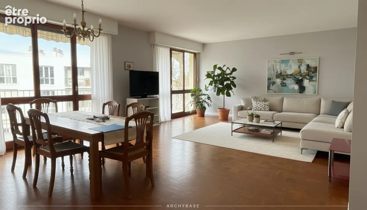 33110 le bouscat centre ville appartement t5 95 m2  cellier  et garage individuel - photo 1