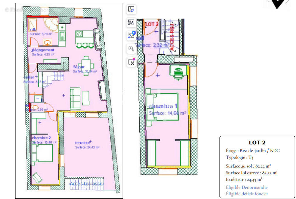 Appartement à BOULOGNE-SUR-MER