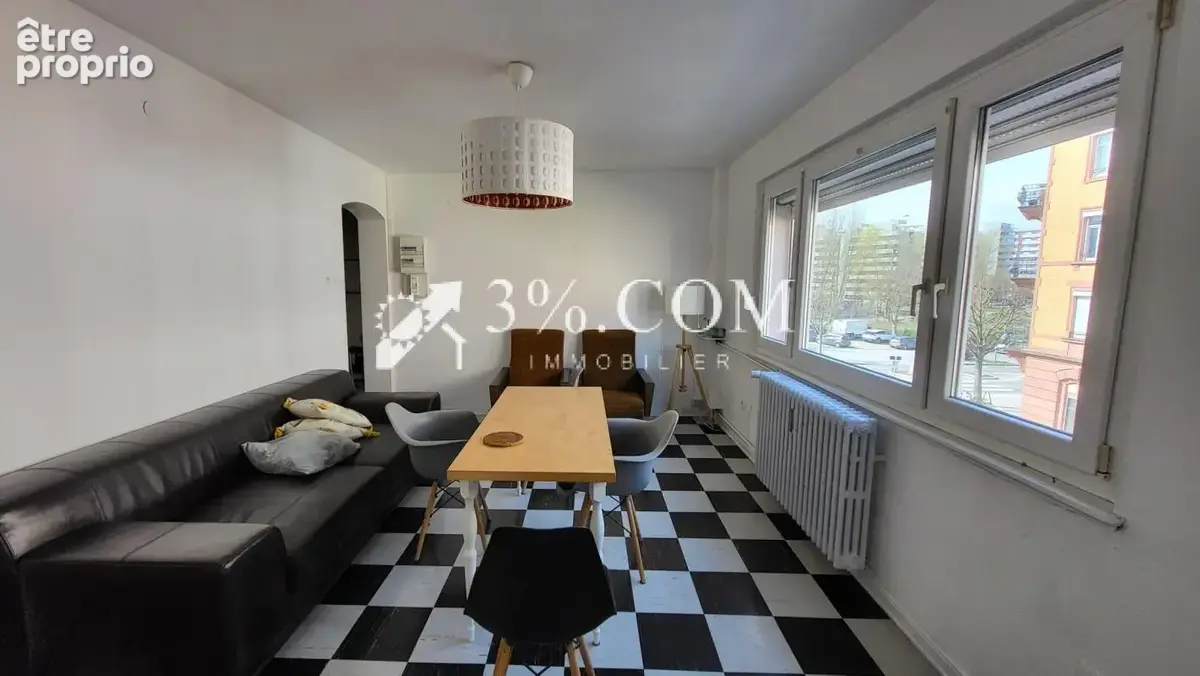 3%.COM : T4 de 83.31m2, Strasbourg/Vauban, rue de Louvain - photo 9