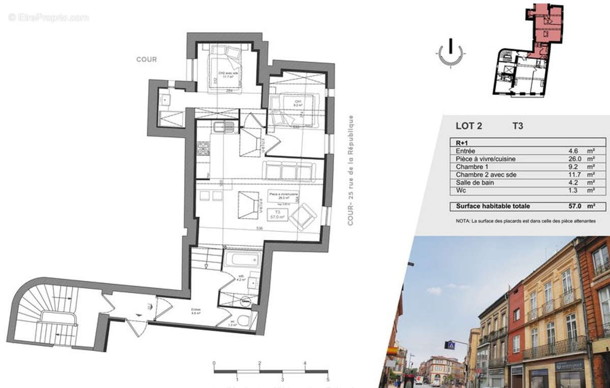 Appartement à TOULOUSE