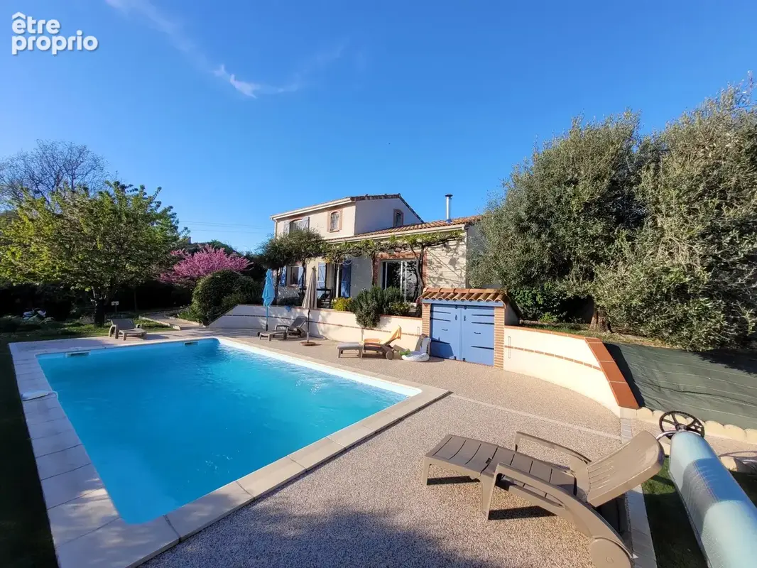 Contemporaine de 156 m² . Garage, piscine et vue - photo 2