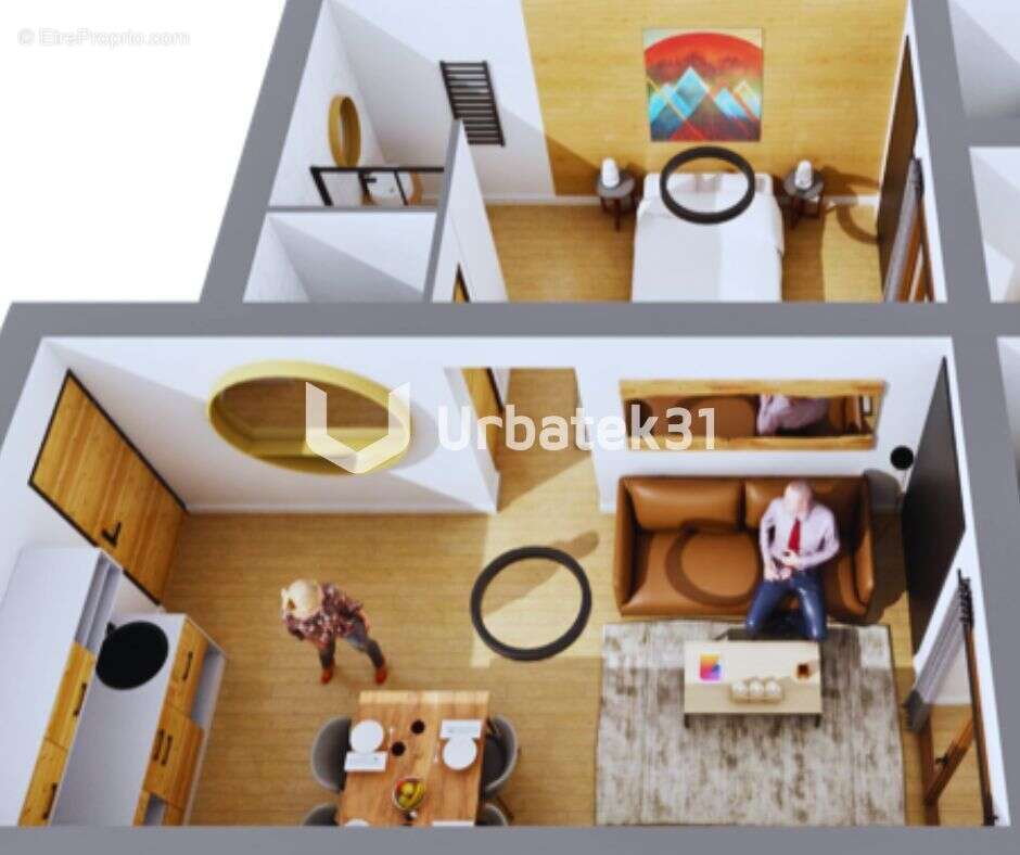 Appartement T1/T2 à aménager centre ville - AX-LES-THERMES - photo 3