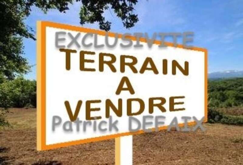 Terrain à PAZIOLS