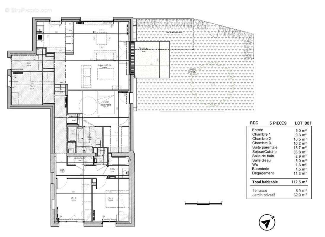 Appartement à BOIS-COLOMBES