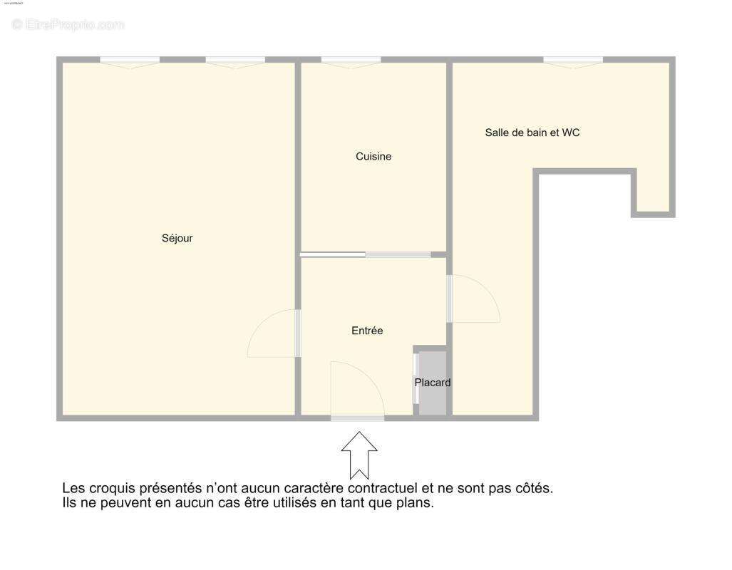 Carré d'or 41.61 m² 4ème étage avec ascenseur - photo 8