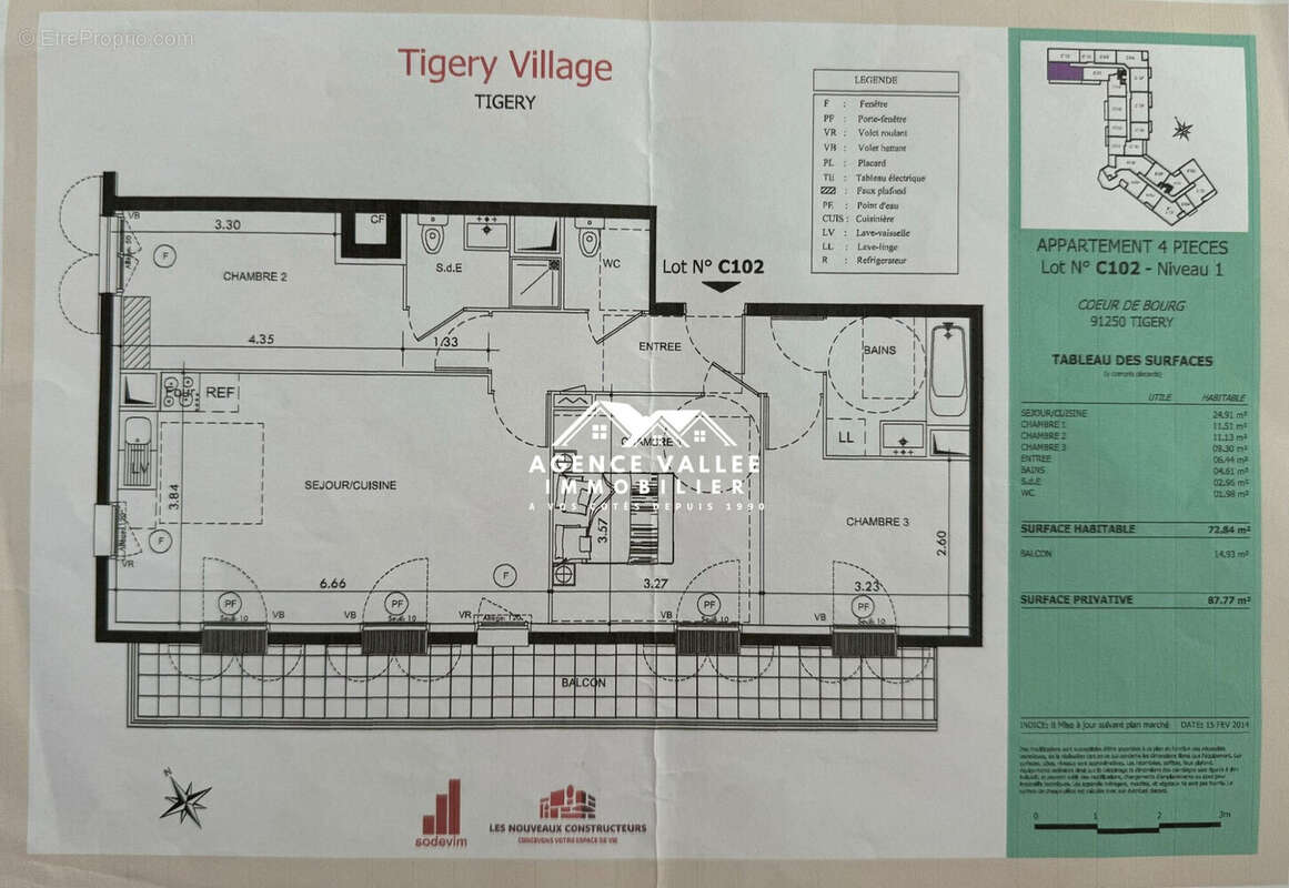 Appartement à TIGERY