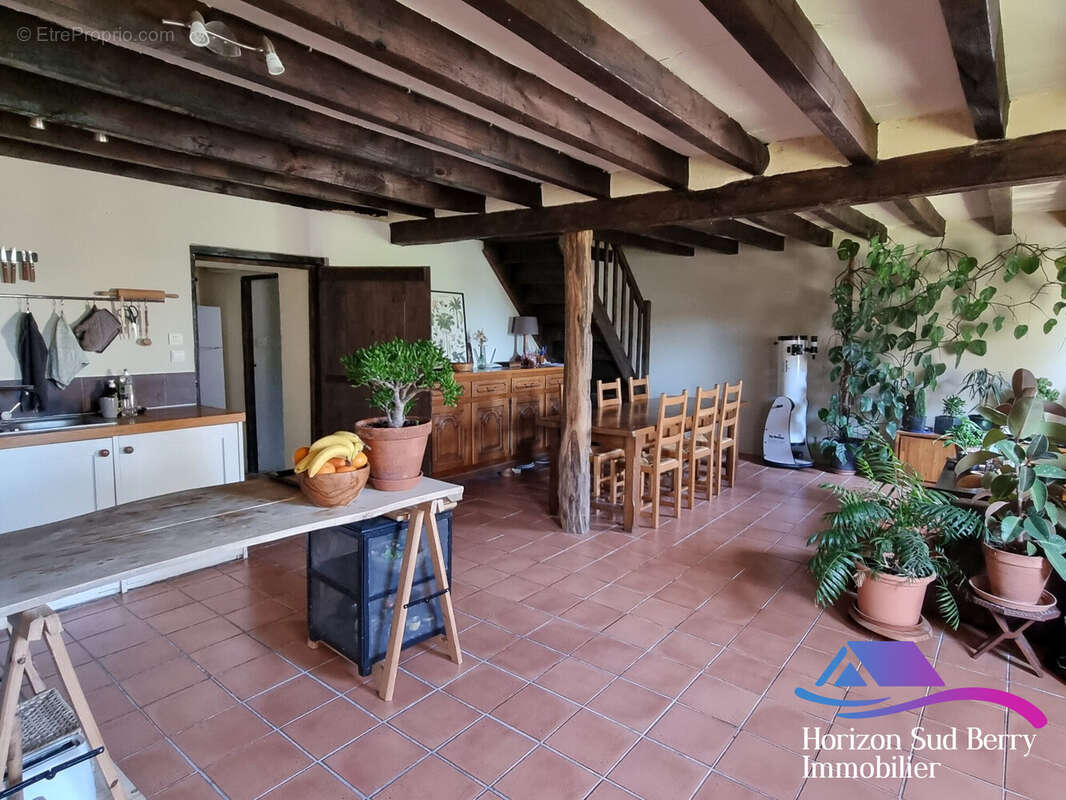 pièce de vie - Maison à POULIGNY-NOTRE-DAME