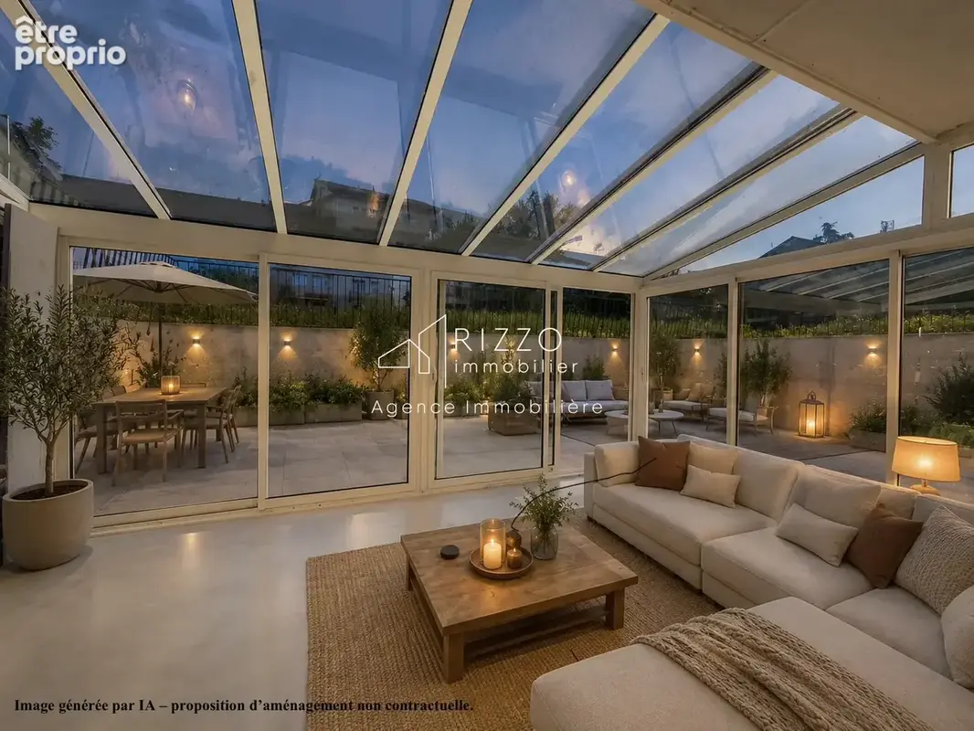 T4 entièrement rénové avec jardin, terrasse et véranda   Thonon-les-Bains - photo 2