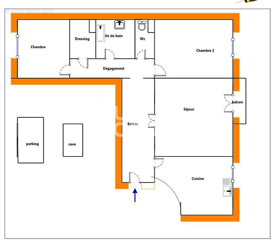 Appartement à PARIS-20E
