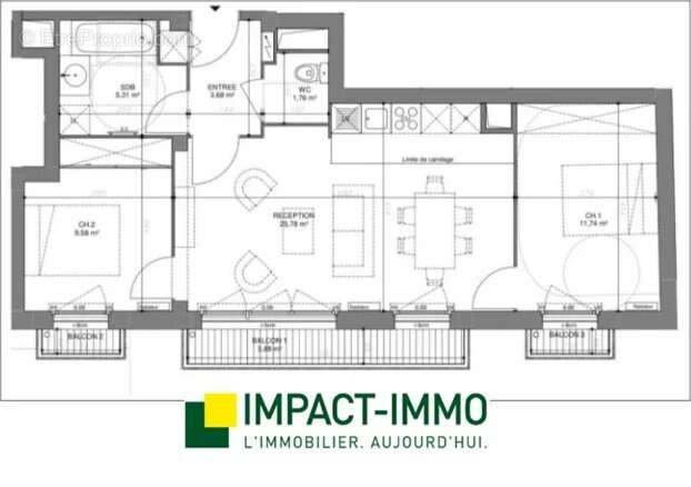 Appartement à CLICHY