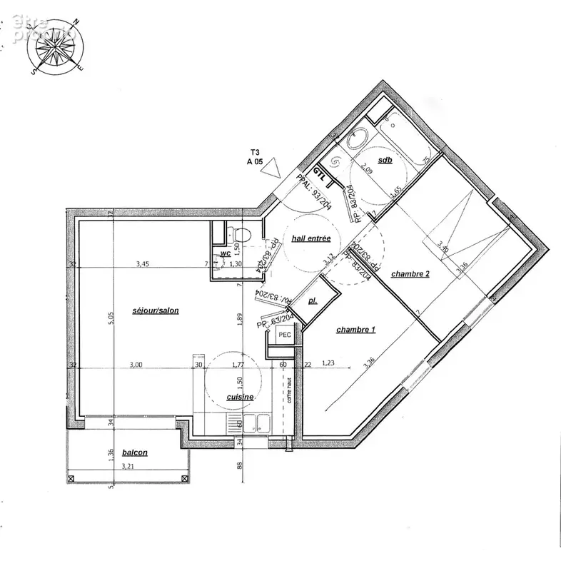 BRUZ - Proche Gare - Appartement T3 refait à Neuf - photo 2