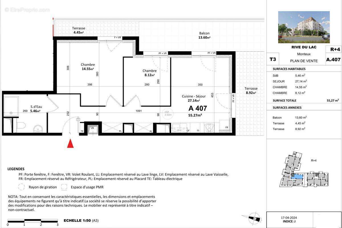 Appartement à MONTEUX