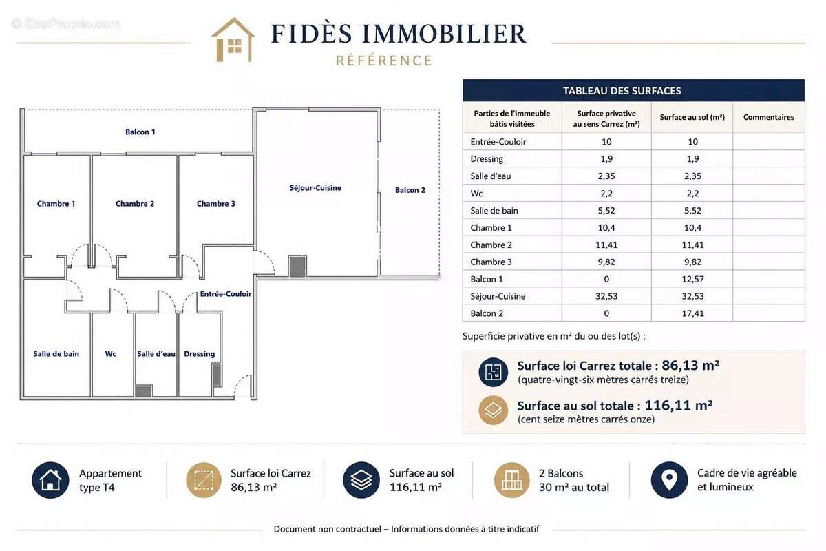 Appartement à MARSEILLE-4E