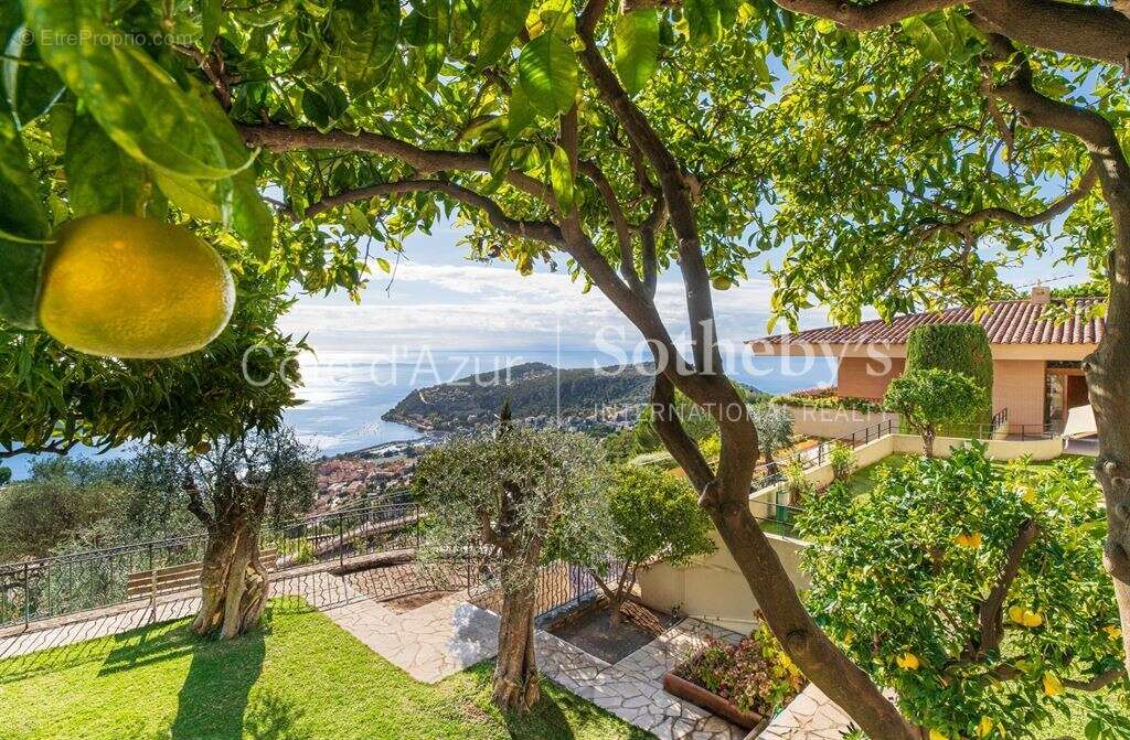 Villefranche-sur-Mer villa en domaine privé avec vue mer panoramique - photo 3