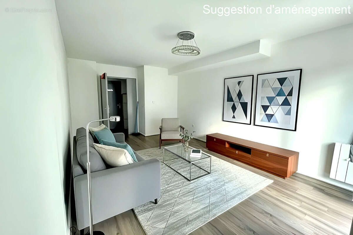 La Courneuve - Superbe 3 pièces de 62,45 m² + 2 grandes terrasses privatives (43,50 m²) + parking - photo 2