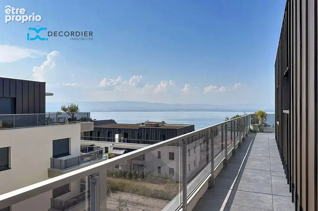 Evian attique vue lac grande terrasse - photo 17