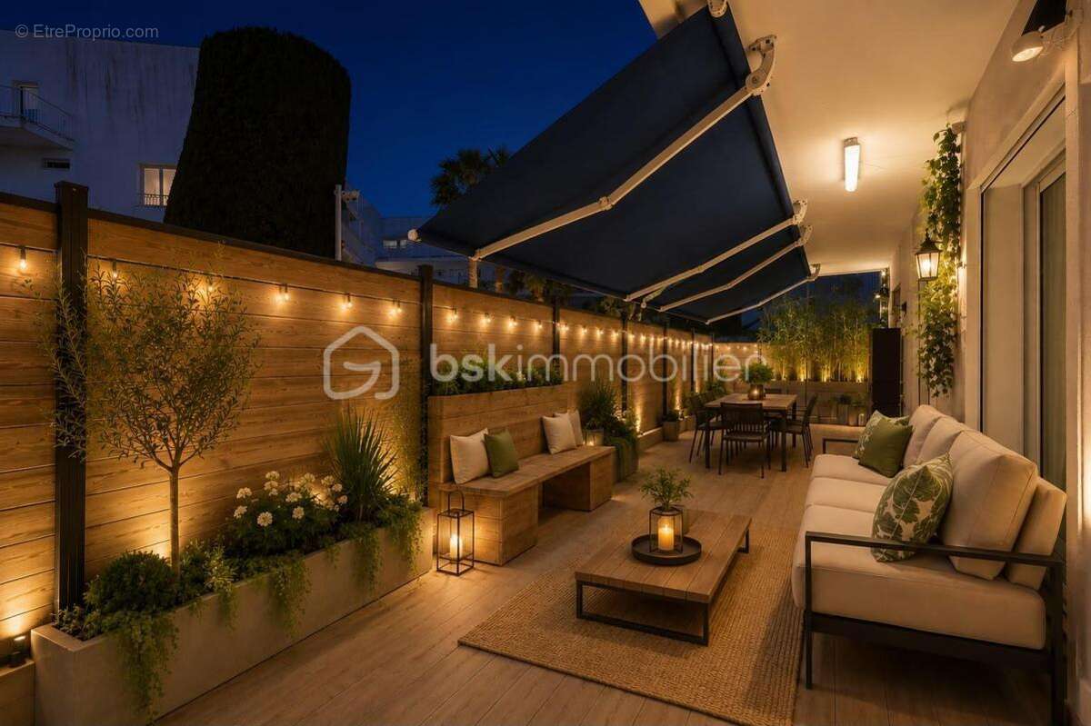 Cannes prado - isola bella -  appartement 4 pieces 98m² - terrasse 37m² - calme - 10 min rue d'antibes à pied - photo 5