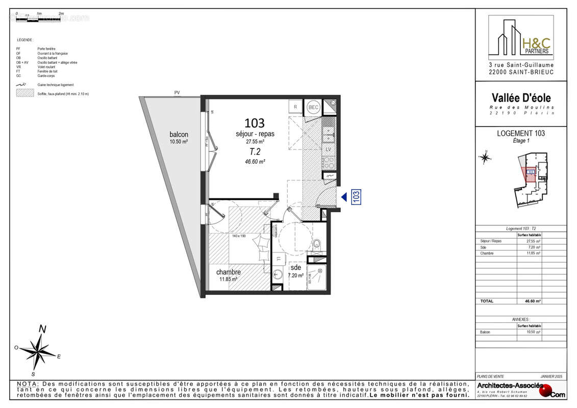 Appartement à PLERIN
