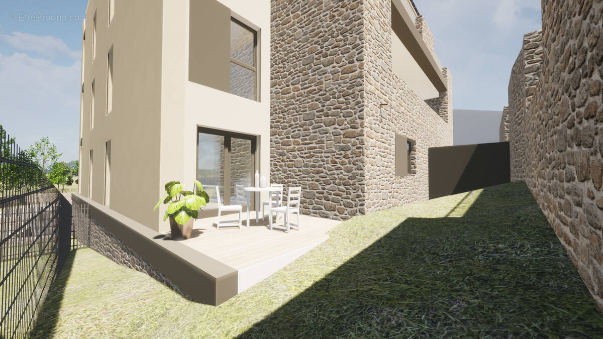 T2 - magnifique appartement neuf avec jardinet  en plein centre ville de saint didier en velay - photo 2